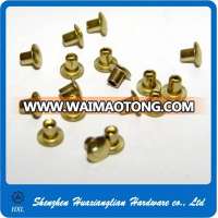 Brass/Aluminum/Steel Semi-Tubular Rivet