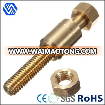 Custom Made Special Wheel Bolts Brass Hanger Bolt Anchor with Special Nut and Hex Nut